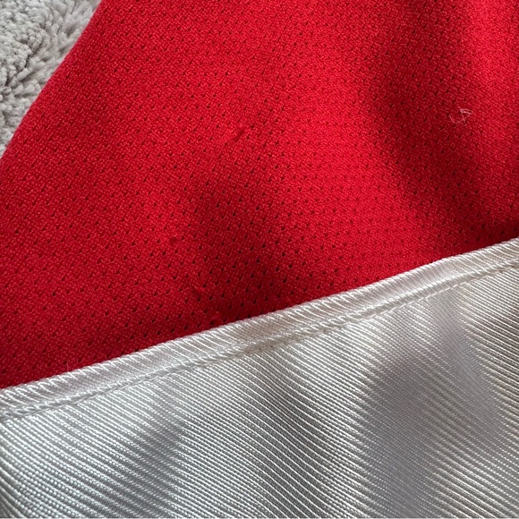 Vintage Reversible Basketball Shorts Red White Navy Chevron Pro Cut 90s Medium - Picture 5 of 10